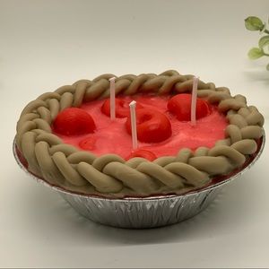 5 inch 3 wick cherry candle.